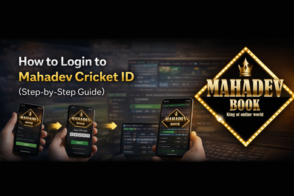 Step by step Mahadev Cricket ID login process with OTP verification