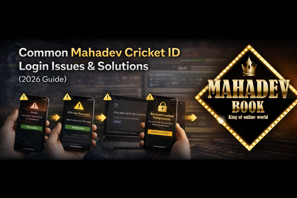 Mahadev Cricket ID login issues and solutions guide with error fixes
